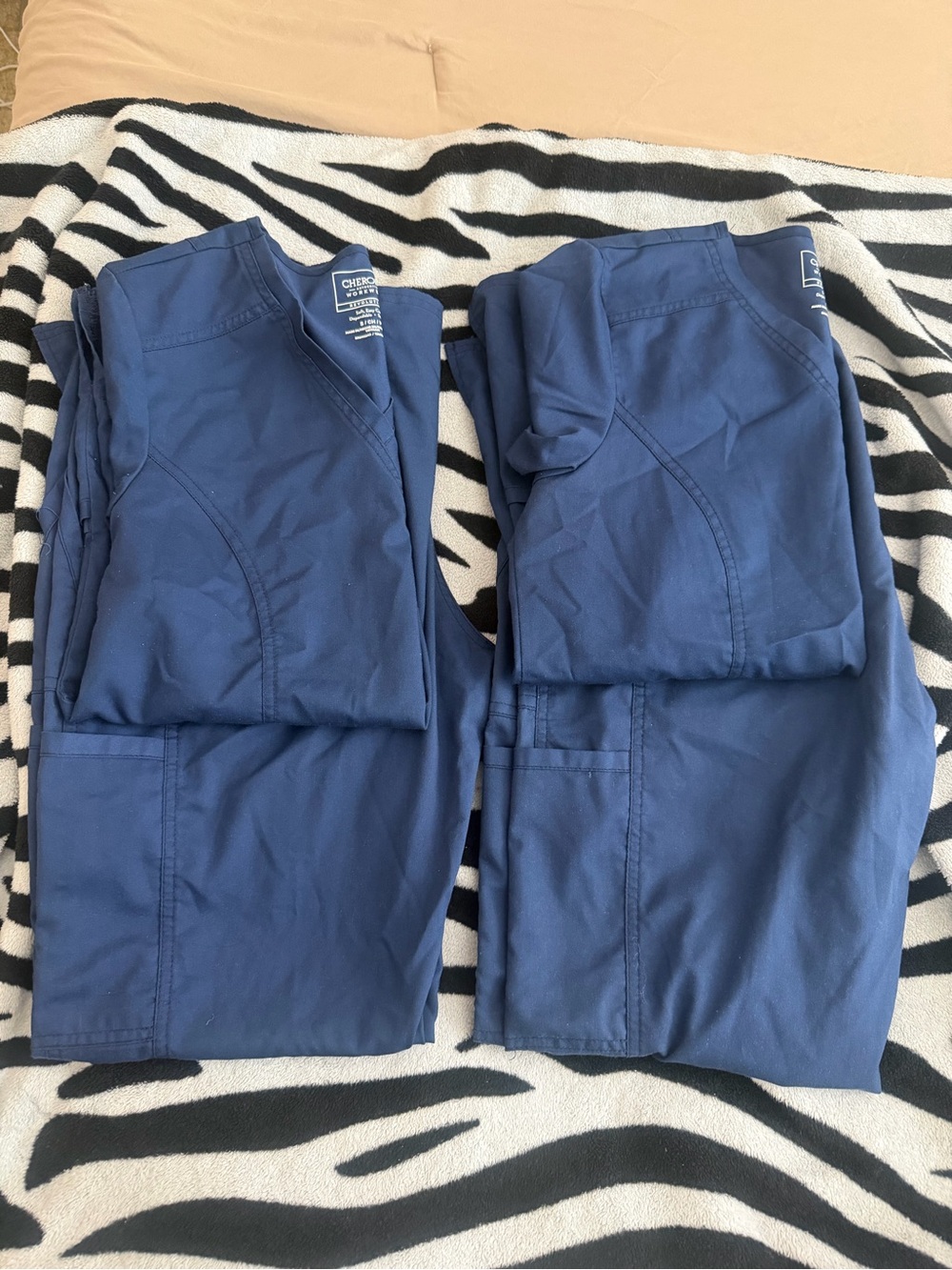 Cherokee Navy Women’s scrubs 
Two sets